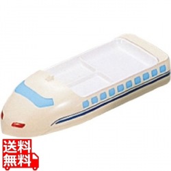 メラミン ランチ皿 ニュー新幹線 アイボリー 写真1