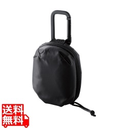 TWS用汎用コンパクトポーチ Sサイズ カラビナ パファータイプ 写真1