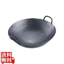 陳枝記 両手鉄鍋 17インチ WKI017 内径43cm 写真1