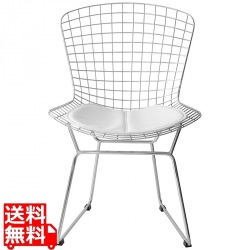 デザインチェア 幅53 高さ81 PCK-022N ホワイト 宮武製作所 | チェア 椅子 オシャレ リビング 写真1