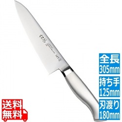 松風M5モリブデン鋼 牛刀 18cm 写真1