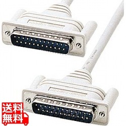 RS-232Cケーブル(25pin/クロス・同期通信・1.5m) 写真1