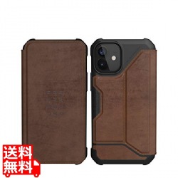 UAG社製 iPhone 12 mini(5.4) 2020対応耐衝撃ケース METROPOLIS LEATHER ブラウン 【日本正規代理店品】 UAG-IPH20SF-LBR 写真1