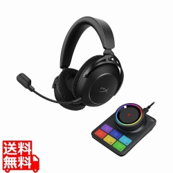 HyperX Cloud Alpha 2 ワイヤレスゲーミングヘッドセット 最大250時間駆動 多機能RGBベースステーション付属 PC PS5 PS4 Switch ブラック HXR-AJ5C7AA 写真1