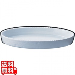 小判グラタン皿 ホワイト PB200-38 写真1