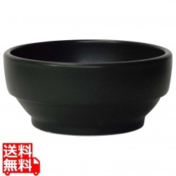 陶器 スタッキング ビビンバ鍋 14cm ブラック 230 325-0135 写真1