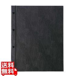 えいむ ホック式VPメニューブック HB-201 大 ブラック 写真1