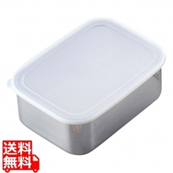 18-8 深型 キッチンバット 密閉蓋付 小(220×170) 写真1