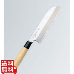正本 本霞(玉白鋼)鎌形薄刃 21cm KS0721 写真1