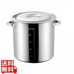 AG18-8目盛付寸胴鍋51cm手付 業務用 写真1