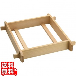 木製 角セイロ 浅口(サワラ材) 42cm 写真1