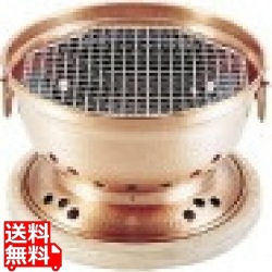 銅 炭用水コンロ(台付) 写真1