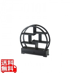 丸型茶壷飾棚 引出し付X07J004-1 写真1