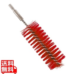ステンレス カラーチューブブラシ ソフト 直径40 レッド 写真1