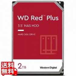 WD20EFPX WD Red Plus SATA 6Gb/s 64MB 2TB 5400rpm 3.5inch CMR 写真1