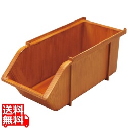 EBM スタッカブルオーガナイザーボックス ブラウンオーク 写真1