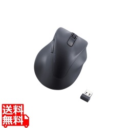 静音 2.4GHz無線マウス ”EX-G”5ボタン Lサイズ 写真1