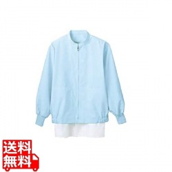 男女兼用ジャンパー長袖 8-456 ブルー L 写真1