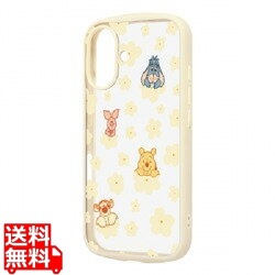 iPhone 16/Puffull衝撃吸収ケース/プー仲間花柄2 写真1