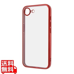 iPhone 16e LS 精密カメラ保護衝撃BPメタリックTPUソフトケース/RD 写真1