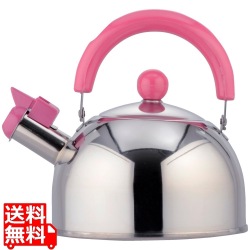 18-8キャンディール笛吹ケトル1.5L ピンク CR-5283 写真1