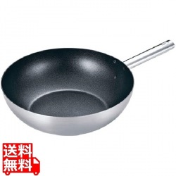 トリノ 中華鍋(内面フッ素樹脂加工) 31cm 写真1