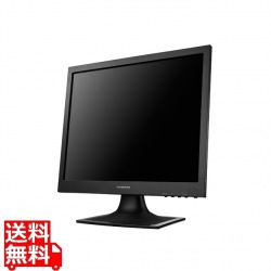 アイ・オー・データ機器 17型スクエア液晶ディスプレイ 17型 フリッカーレス設計採用 ブラック  ｢5年保証｣ LCD-AD173SESB-A 写真1