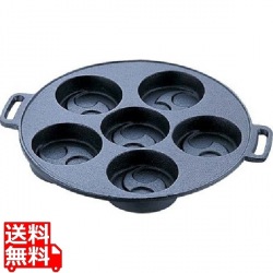 アサヒ 鉄イモノ 巴焼器 A815-17 23.5cm 写真1