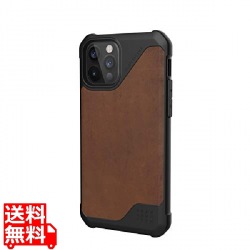 Urban Armor Gear UAG社製 iPhone 12/12 Pro(6.1) 2020対応耐衝撃ケース METROPOLIS LT LEATHER ブラウン 【日本正規代理店品】 UAG-IPH20MFL-LBR 写真1