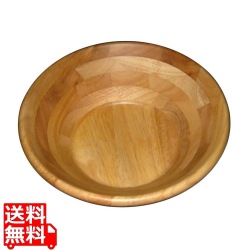 天然木サラダボウル ナチュラル 30cm 32037 写真1