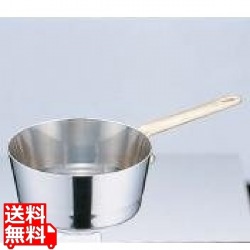 UK 18-8 プチテーパー深型片手鍋 蓋無 9cm 写真1