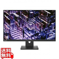 ThinkVision E24q-30 (23.8型/2560×1440/DisplayPort、HDMI/レイヴンブラック/スピーカー：あり) 写真1