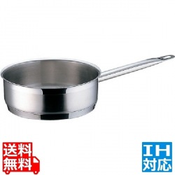 TKG PRO(プロ)片手浅型鍋(蓋無) 16cm ※ IH対応 IH (100V/200V)とガス火対応 写真1