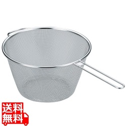 18-8 ラスティア ボイルストレーナー足付(12メッシュ)16cm L-0837 写真1