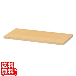 タナリオ専用 追加移動棚 白井産業 耐荷重10kg 専用取付金具付 使用ラック本体外寸幅117cm 奥行29cm用 ナチュラルブラウン 木目 TNL-T117ANA 写真1