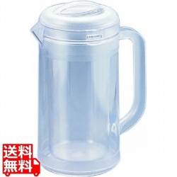 BKポリカ丸型ノンウェットピッチャー1.7L クリアー 業務用 写真1