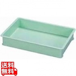 サンコー PPカラー番重B型 グリーン 写真1