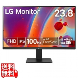 液晶ディスプレイ 23.8型/1920×1080/Dsub15pin、HDMI/ブラック/スピーカー：なし/フルHD/IPS/LED/ブルーライト低減/フリッカーセーフ/液晶パネル・バックライト3年保証 写真1