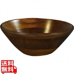 けやき サラダボール 縁丸タイプ 130028 直径200 写真1