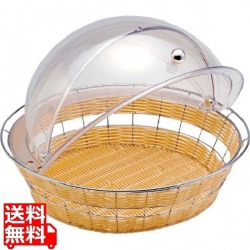 丸型 カバー付 バスケット S 40152 写真1