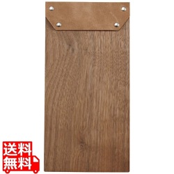 EBM 木製 伝票バインダー S 105×210 ウォールナット 写真1