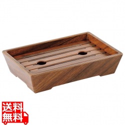 長角ボールM1610専用スノコ ダークブラウン 205×130×22mm(H) M1611DB 写真1