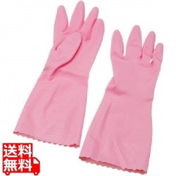 V-112 ダンロップビニール厚手手袋腕カバー付M 写真1