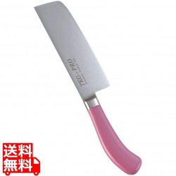 TKG PRO 抗菌カラー 菜切庖丁 16cm ピンク 写真1