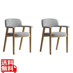 ダイニングチェア(2脚入) CH-C5979-2 グレー 写真1