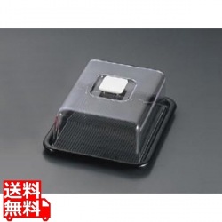 ラブリーハット 角ケーキフード 特大 黒 MT-541 写真1