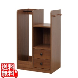 Newランドセルハンガーラック キャスター付(ブラウン) 写真1