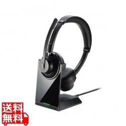 Bluetoothステレオヘッドセット(クレードル付き・デュアルマイク) 写真1