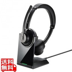 Bluetoothステレオヘッドセット(クレードル付き・デュアルマイク) 写真1