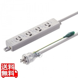 ポッキンプラグ付き電源タップ 写真1